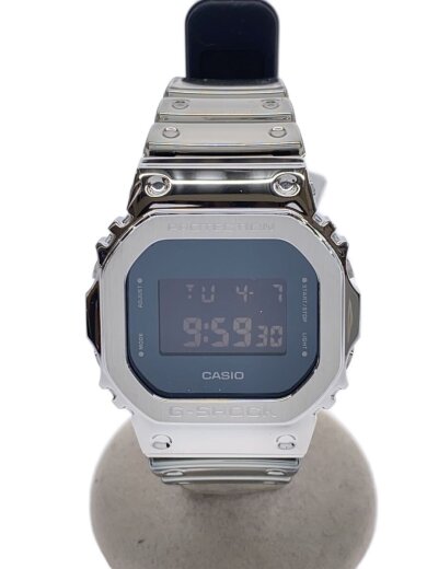 商品画像：クォーツ腕時計_G-SHOCK/アナログ/ステンレス/BLK/WHT/SS 1