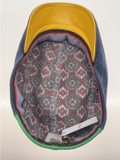 商品画像：ハンチング/L/山羊革/NVY/無地/メンズ/BN134 4