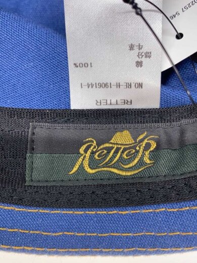 商品画像：RETTER/ハット/L/コットン/BLU/無地/メンズ/RE-H-1906144-1 5