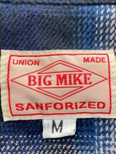 商品画像：ジャケット/M/コットン/BLU/チェック/102335101 3