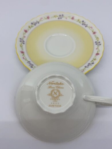 商品画像：カップ&ソーサー/4点セット/YLW/P58043/4620 3