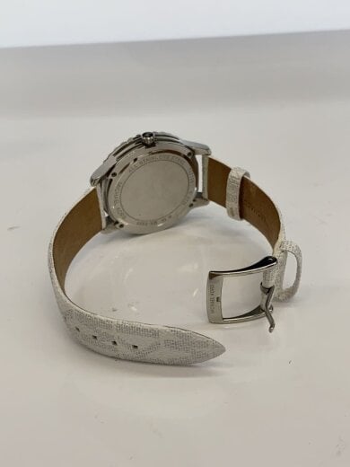 商品画像：クォーツ腕時計/アナログ/レザー/WHT/WHT/SS/mk-6998 4