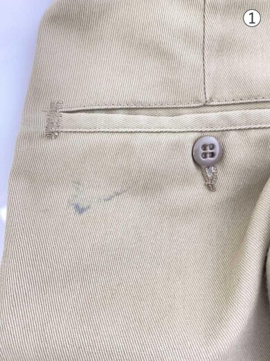 商品画像：70s/チノ/ボトム/31/コットン/BEG/無地 6