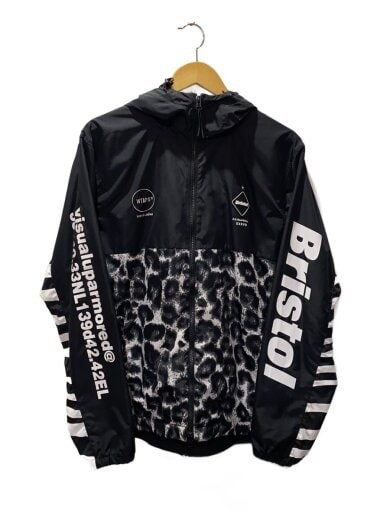 商品画像：LEOPARD PRACTICE JACKET/ジャケット/L/ポリエステル/BLK/レオパード 1