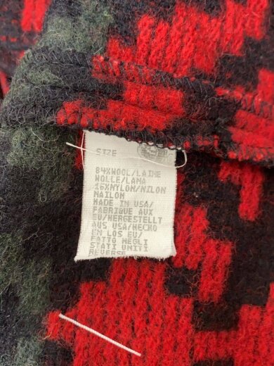 商品画像：ネイティブ柄/80S/ジャケット/M/ウール/BLK/総柄 4