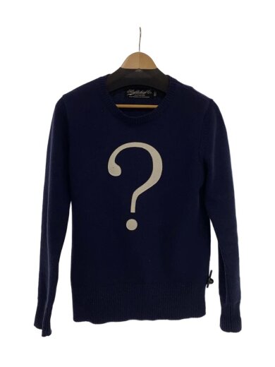 商品画像：16AW/?マーク/ニット・セーター(厚手)/M/レーヨン/NVY/162MANH-KNM03 1