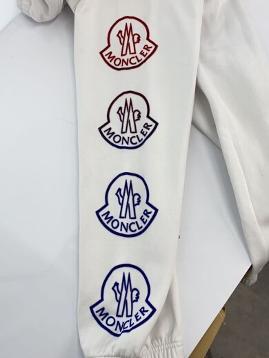 商品画像：21AW/Side Logo Track Pants/ストレートパンツ/M/コットン/WHT/無地 6