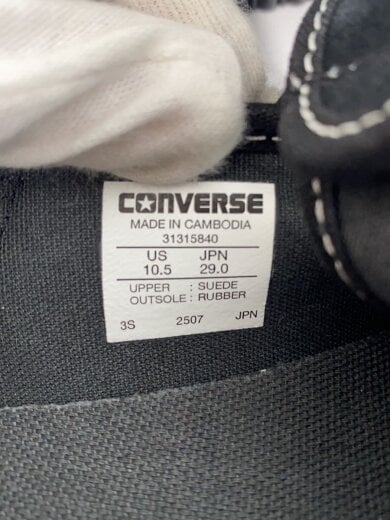 商品画像：ALL STAR LIFTED RIBTAPE T-STRAP WT OX/ローカットスニーカー/29cm/BLK 5