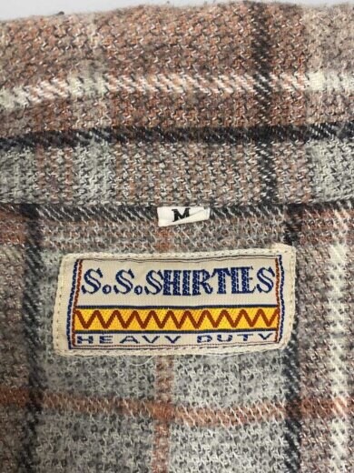 商品画像：S.S.SHIRTIES/HEAVY DUTY/ジャケット/M/コットン/BEG/チェック 3