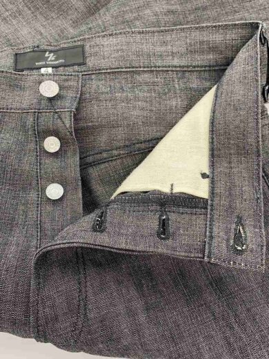 商品画像：初期/革パッチ/W32×L36//ボトム/4/デニム/BLK/無地/MN-P22-058// 3