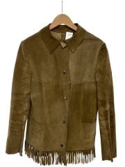 フリンジ/スナップボタン/レディース合わせ/レザージャケット・ブルゾン/スウェード/CML