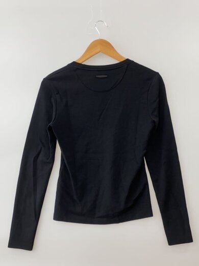 商品画像：長袖Tシャツ/M/アクリル/BLK/無地 2