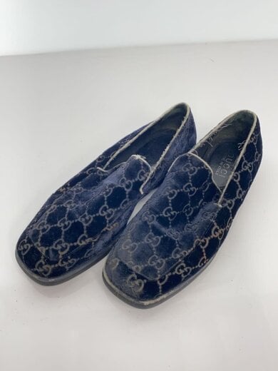 商品画像：ローファー/37.5/NVY/ベロア 2