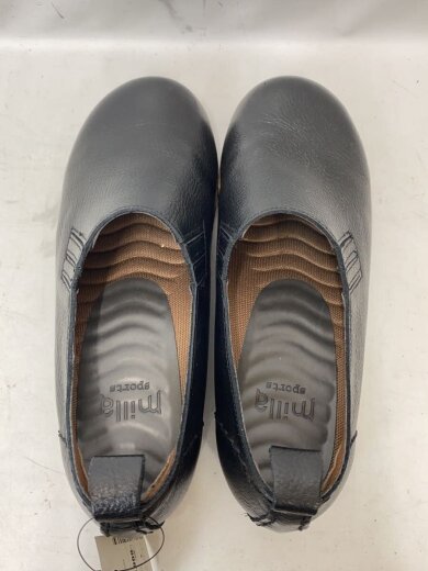 商品画像：mila sports/カジュアルインソールスリッポン/23cm/BLK/レザー 3