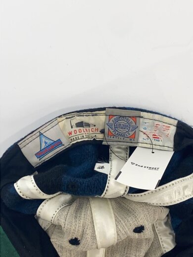 商品画像：Holubar/EBBETSFIELD/NYロゴ/キャップ/7 3/8/ウール/NVY/チェック/メンズ 5