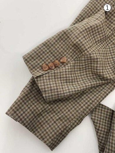 商品画像：テーラードジャケット/--/ウール/BRW/チェック/490062958 6