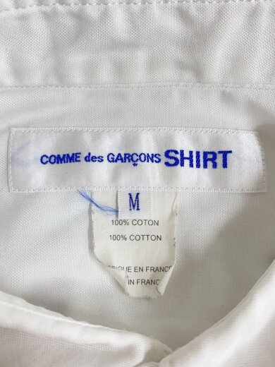 商品画像：フランス製/ボタンダウン長袖シャツ/M/コットン/WHT/無地/CDGS6PL// 3