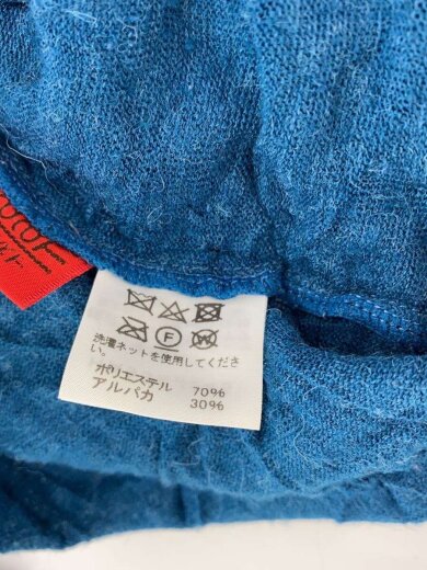 商品画像：シワ加工/長袖カットソー/2/コットン/BLU/無地/HA93KJ345 5