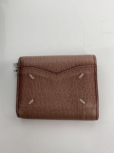 商品画像：グレインレザートリフォールドウォレット/3つ折り財布/レザー/PNK/レディース 2