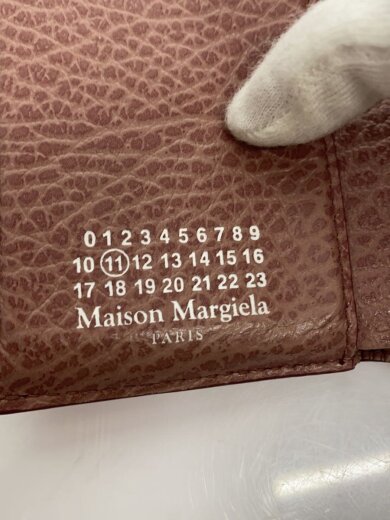 商品画像：グレインレザートリフォールドウォレット/3つ折り財布/レザー/PNK/レディース 3