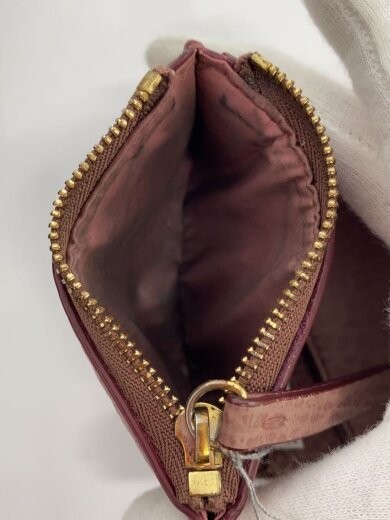 商品画像：グレインレザートリフォールドウォレット/3つ折り財布/レザー/PNK/レディース 6