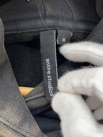 商品画像：HEAVY HOOD/WASHED/パーカー/XL/コットン/BLK/無地/ES2125 PO00241 3