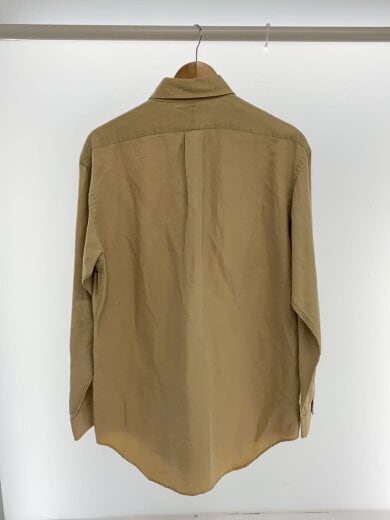 商品画像：90s/BLAKE/シルクリネン/青ポニー/長袖シャツ/M/BEG 2