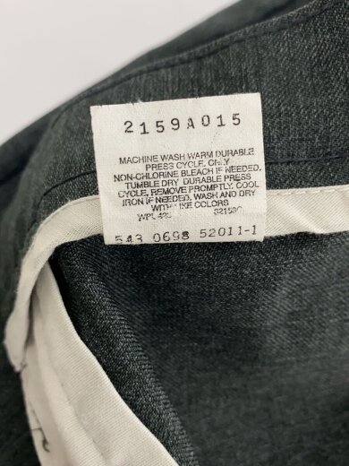 商品画像：90S/ACTION SLACKS/スラックスパンツ/36/ポリエステル/GRY/無地/2159A015 6