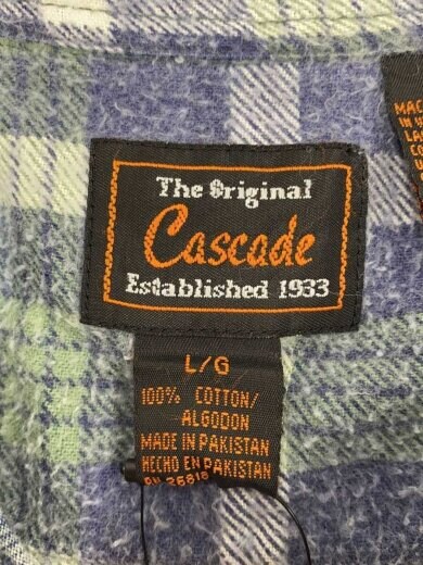 商品画像：90-00S/プリントネル/CASCADE/ネルシャツ/L/コットン/NVY/チェック// 3