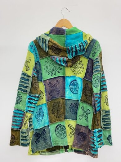 商品画像：Rising International/ジップパーカー/XL/コットン/マルチカラー/総柄/135040// 2
