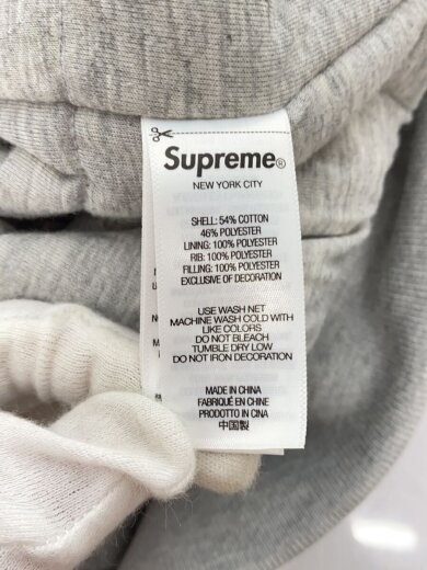 商品画像：26SS/Filled Zip Up SweatSHIRT/ジャケット/M/コットン/GRY/無地// 4
