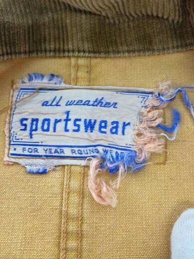 商品画像：sportswear/推定40s～/ダックハンティングジャケット/コットン/BEG 3