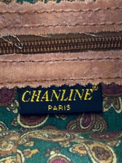 商品画像：Chanline/内布ペイズリー柄/ショルダーバッグ/レザー/BRW 5