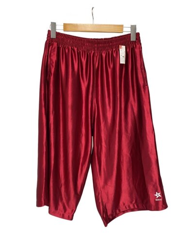 商品画像：Poly Satin Basketball Shorts/ショートパンツ/3/ポリエステル/BRD/無地 1