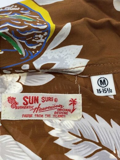 商品画像：26SS/長袖アロハシャツ/長袖シャツ/M/レーヨン/BRW/総柄/SS29603// 3