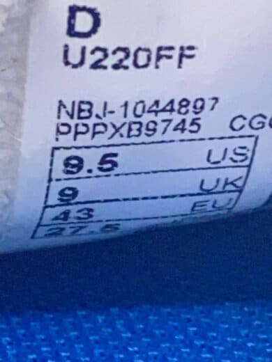 商品画像：U220//ブルー/27.5cm/BLU 5