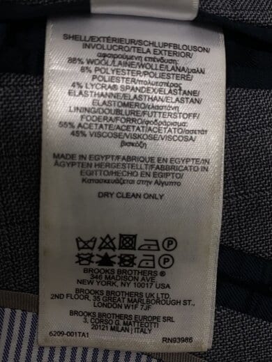 商品画像：スーツ/42/ウール/GRY/無地 5