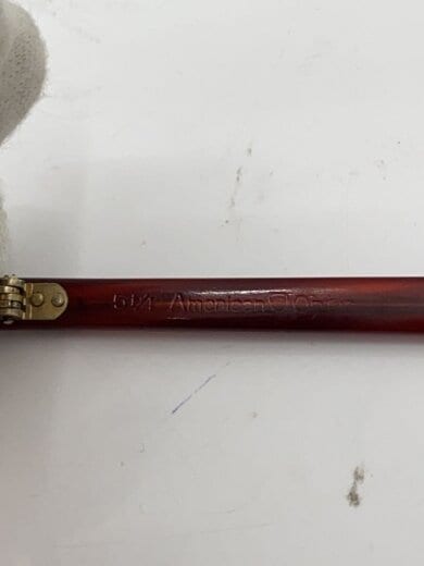 商品画像：メガネ/--/ベッコウ柄/BRW/メンズ/SIRMONT/40-50s/MALCOLM X 12KGF 4