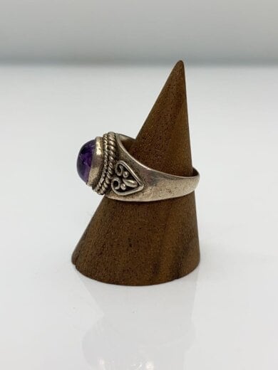 商品画像：リング/SV925/9号/カラーストーン/SLV/メンズ 2