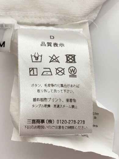 商品画像：長袖Tシャツ/M/コットン/WHT 5