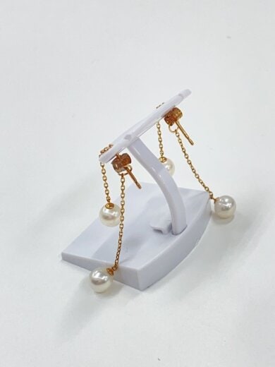 商品画像：COCOSHNIK/ピアス/K10/パール/GLD/レディース 2