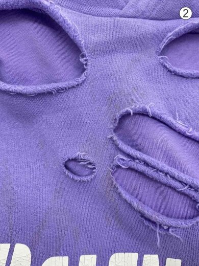 商品画像：21SS/DESTROYED HOODIE/パーカー/XS/コットン/PUP/無地/659403 TKVB6 8