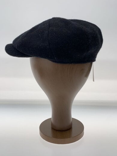 商品画像：キャスケット/7/ウール/BLK/無地/メンズ 2