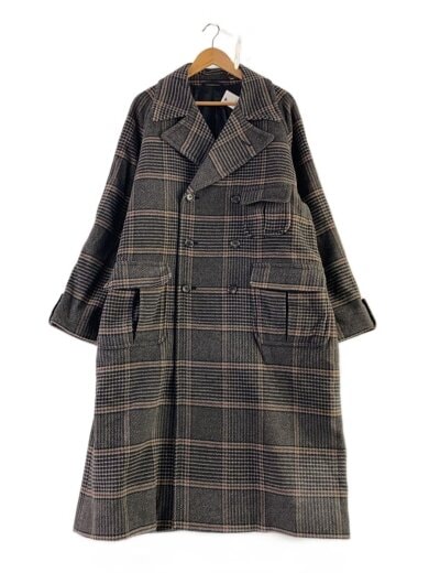 商品画像：COLLEGIATE - COAT/コート/L/ウール/GRY/チェック/BYGH-22-AW-04// 1