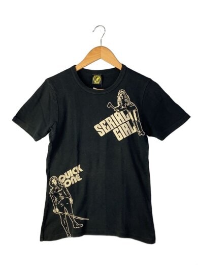 商品画像：00s/SERIAL GIRL/ヒスガール/Tシャツ/S/コットン/BLK/5CT-0241// 1