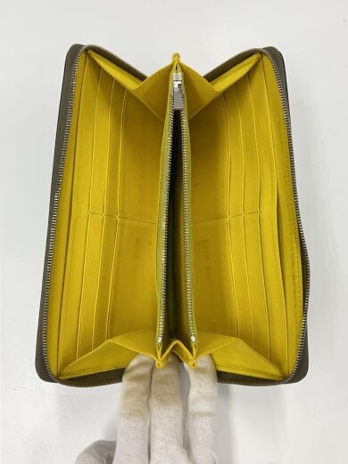 商品画像：Large Zipped Wallet /長財布/レザー/GRY/レディース/F-GA-1197// 4