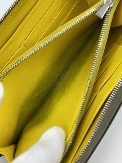 商品画像：Large Zipped Wallet /長財布/レザー/GRY/レディース/F-GA-1197// 5