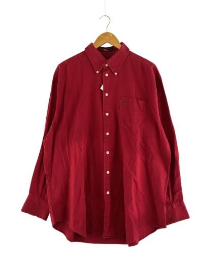 商品画像：長袖シャツ/34/コットン/RED/無地// 1