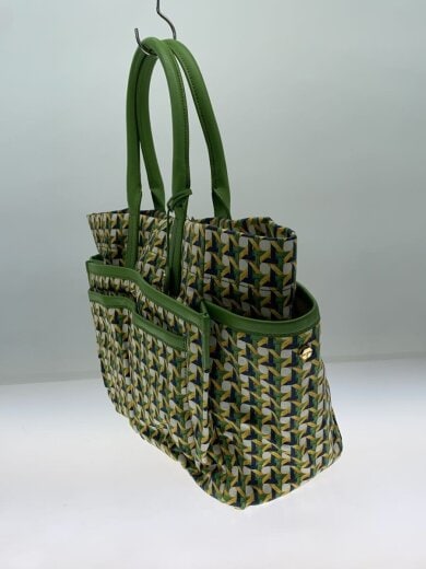 商品画像：Katie Garden Tote/トートバッグ/キャンバス/GRN/総柄// 2