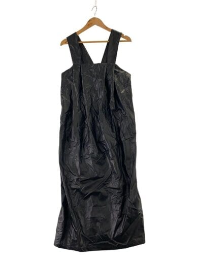 商品画像：レザーライクロングドレス/ノースリーブワンピ/FREE/フェイクレザー/BLK/530HAM33-1381 1
